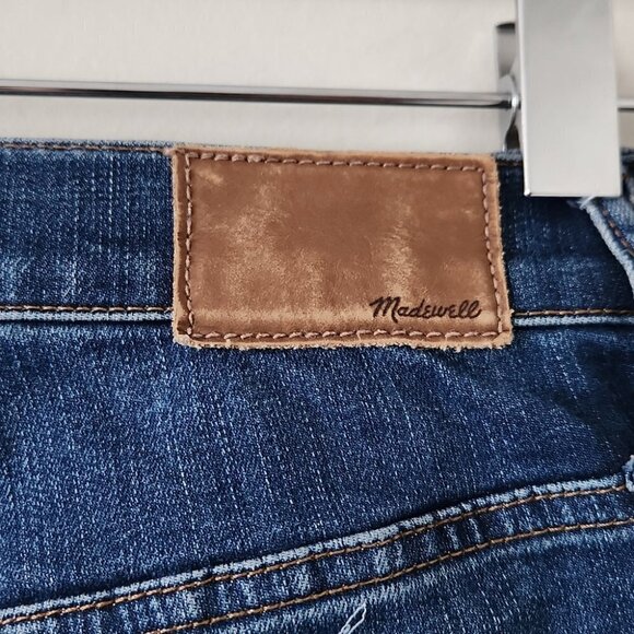 MADEWELL | 10" High Rise Skinny Jeans in Dewitt Wash Button Fly Size 25 - Picture 4 of 7